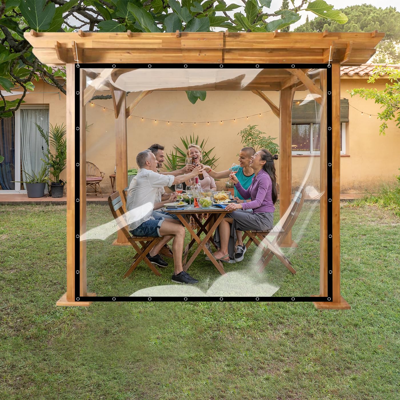 Covers & all Clear Tarp Heavy Duty Waterproof, 20mil Clear Tarp